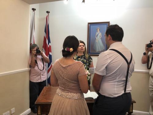 Nadia+Gareth: Registry Wedding